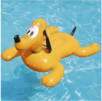 Trade Shop Trade Shop - Disney Pluto Cavalcabile Gioco Gonfiabile Bambini 117 X 107 Cm Mare Piscina