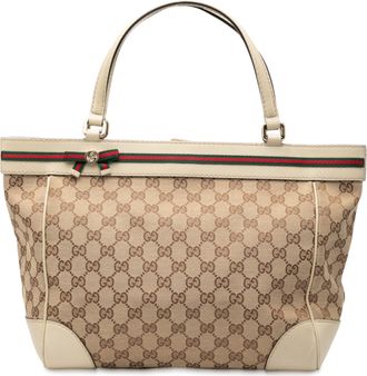 Gucci Tweedehands Gg Canvas Mayfair Tote