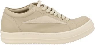 Rick Owens Light Brown Solid Vintage Sneakers