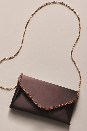 Badgley Mischka Jewel by Badgley Mischka Satin Envelope Clutch