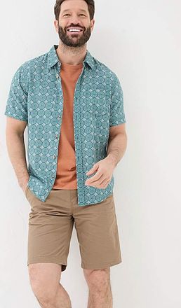 FatFace Snave Tile Print Shirt