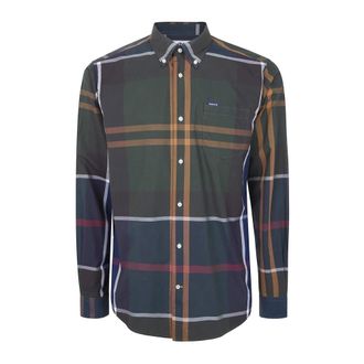Barbour Harris Tailored Shirt - Heren - Casual Overhemden - Groen - S - Katoen - Overhemden