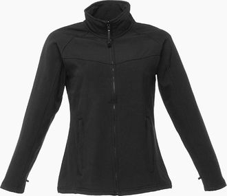 Regatta Womens Regatta Ladies Uproar Softshell Wind Resistant Jacket - Black - Size: 18