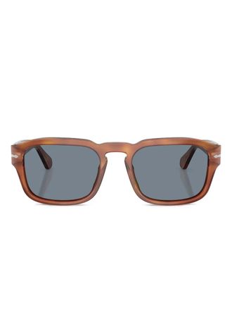 Persol Occhiali da sole squadrati - Marrone