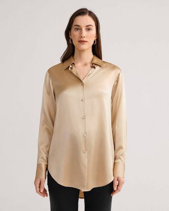 LilySilk Oversize Style Silk Blouse for Women