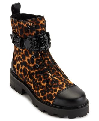 Karl Lagerfeld Maeva KL332961 Womens Multi Leather Ankle Boots LION765