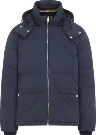 Paul Smith Navy Blue Hooded Polyamide Jacket-Uomo