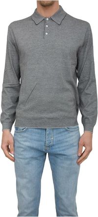 A|X Armani Exchange Zwart Gebreid Poloshirt - Heren - Ronde hals truien - Zwart - XL - Katoen - Truien & Vesten