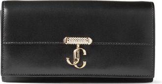Jimmy Choo London Avenue leather chain wallet - women - Leather - One Size - Black