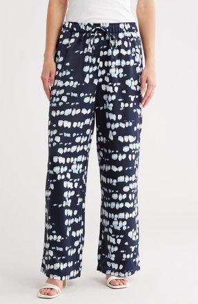 Calvin Klein Satin Drawstring Pants Satin Drawstring Pants in Navy at Nordstrom Rack, Size X-Small