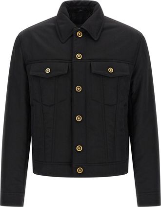 Versace Jacke mit Kn&ouml;pfen Medusa von Versace