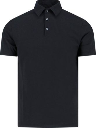 Zanone Classic Cotton Polo With Traditional Collar