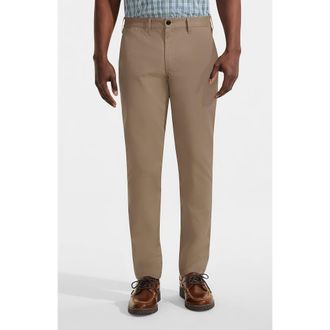 Lands End Travel Kit Slim Fit Chino Pant in Khaki at Nordstrom, Size 3332