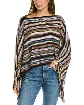 Missoni Wool-Blend Poncho