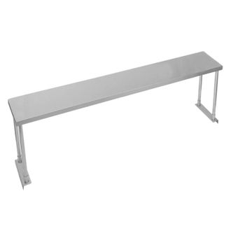 MonsterShop Kukoo Single Tier Steel Over-Shelf 1800mm in Silver
