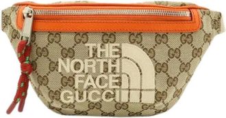 Gucci Pre-owned Belt Bags, female, Beige, Size: ONE SIZE Pre-owned Canvas Belt Bag