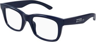 Balenciaga Vierkante Brillen - Heren - Brillen - Blauw - 52 MM - Accessoires