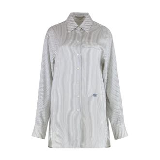 Stella McCartney Dames, Blouses & Shirts, Wit, Maat: M Zijde