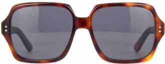 Celine Square Full Rim Sunglasses - Havana