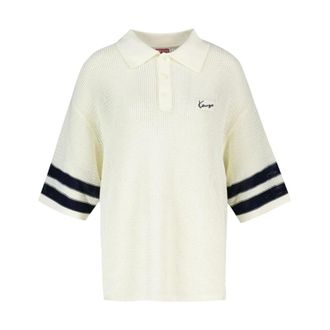 Kenzo Truien & Vesten, Heren, Wit, S, Katoen, Polo in mesh