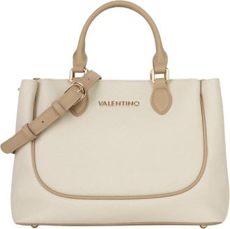Mario Valentino Daphne Re - Dames - Handtassen - Beige - ONE Size - Leer - Tassen