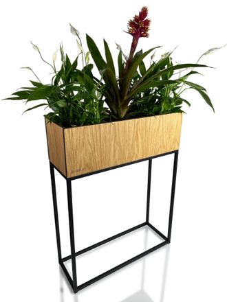 OEM Soporte Para Flores Fiorino De Roble Para Desv&aacute;n, 62 X 22 X 80 Cm