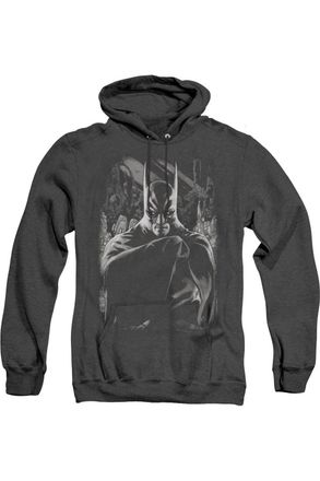 Gildan Batman Detective 821 Cover Adult Heather Hoodie / Hooded Sweatshirt