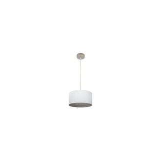 Fabrilamp Fabrilamp Colgante Tatiana 1xe27 Niquel/blanco-mad.gris Regx30x30 Cm