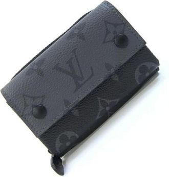 Louis Vuitton Pre-owned Monogram Eclipse Coin Case - - Pre-owned - Uomo - Nero - ONE SIZE