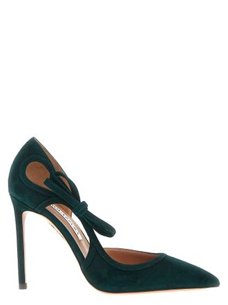 Aquazzura Soave Decollete Verde-Donna