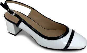 Brenda Zaro Womens Rebecca 72 Pump Sandal In White