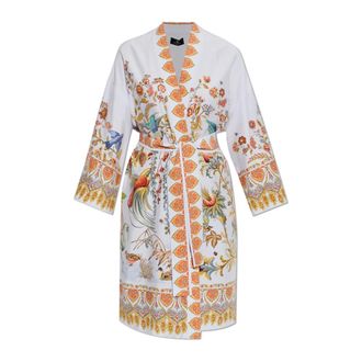 Etro Etro, Kimonos, female, Blue, Size: XS Silk Coat