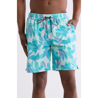 Hurley Aticama Volley Swim Trunks in Tropical Mist at Nordstrom Rack, Size Medium