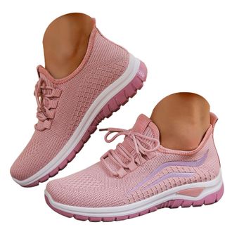 Generic Orthopedic Walking Shoes for Women 2025 Mesh Breathable Sneakers Non-Slip Arch Support Slip On Running Shoes Lightweight Outdoor Tennis Gym Workout At