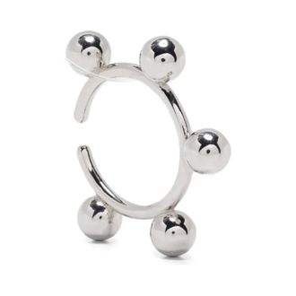 Jil Sander Zilveren Earcuff Sieraden - Heren - Oorbellen - Grijs - ONE Size - Accessoires