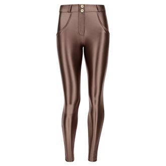 Freddy Pantaloni push up WR.UP similpelle ecologica metallizzata