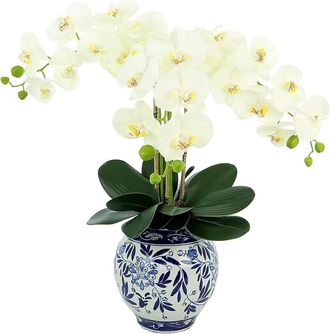 Creative Displays Inc. White Orchid Floral Arrangement