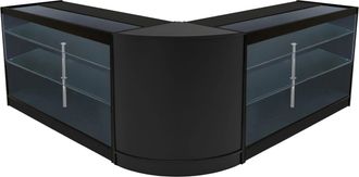 MonsterShop Helios LED Shop Counter Set CM60 & 2 x K1500 - Black