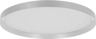 Steinhauer Plafón - Flady - acero - lino metal - ø 50cm - led - - Steinhauer