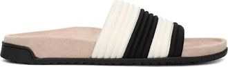 Vionic Womens Evie Sandals In Black/ivory
