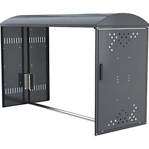EKO V-part - Caja Para Bicicletas Elemento De Ampliaci&oacute;n Con Techo Abovedado