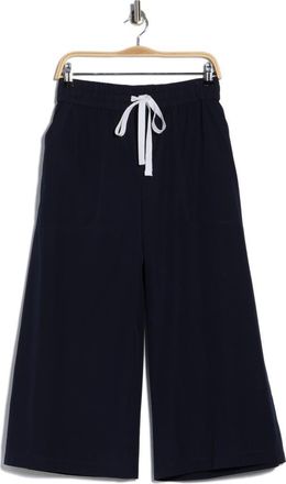 TWP Cotton Crop Wide Leg Pants in Midnight at Nordstrom Rack, Size Xx-Small