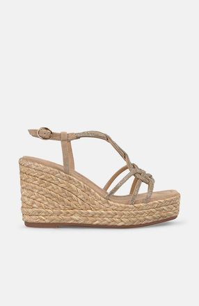 Alma En Pena Wedge Interlaced Strips in Beige at Nordstrom, Size 40