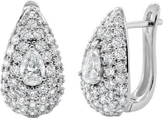 Sabrina Designs 14K 1.08 Ct. Tw. Diamond Huggie Earrings