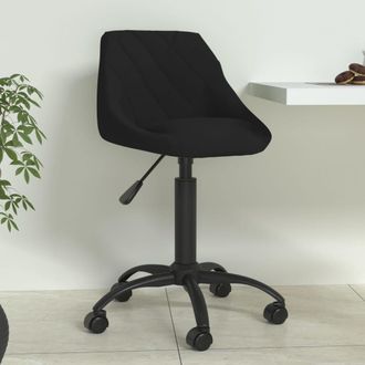 vidaXL Silla De Comedor De Terciopelo Negro Vidaxl