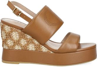 Liu Jo Sandali con zeppa - Marrone