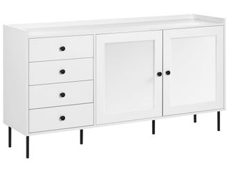 Beliani Aparador de 2 puertas Blanco