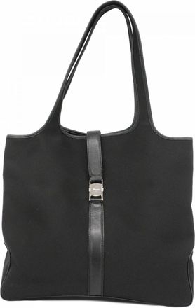 Ferragamo Black Nylon Tote Bag (Pre-Owned)