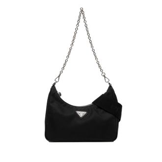 Prada Pre-owned Prada Mini Saffiano Trimmed Tessuto Re Edition 2005 Satchel Ladies 3LXWF1IDC90044X4
