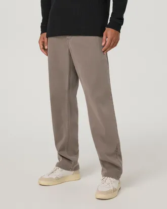 Vuori Clothing Benton Twill Elastic Waist Pants Relaxed Fit 30 | Smokey Taupe | XS, Size Extra Small